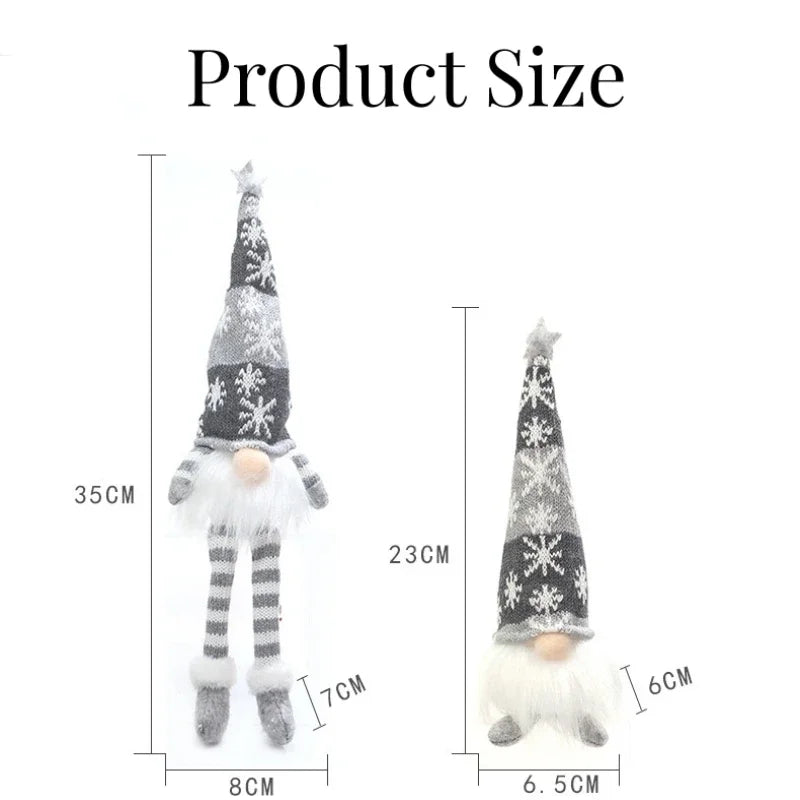 Pluszowy krasnal - Świąteczna Lampka LED na Baterie